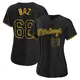 Authentic Women's Shane Baz Black Pittsburgh Pirates Snake Skin City Jersey